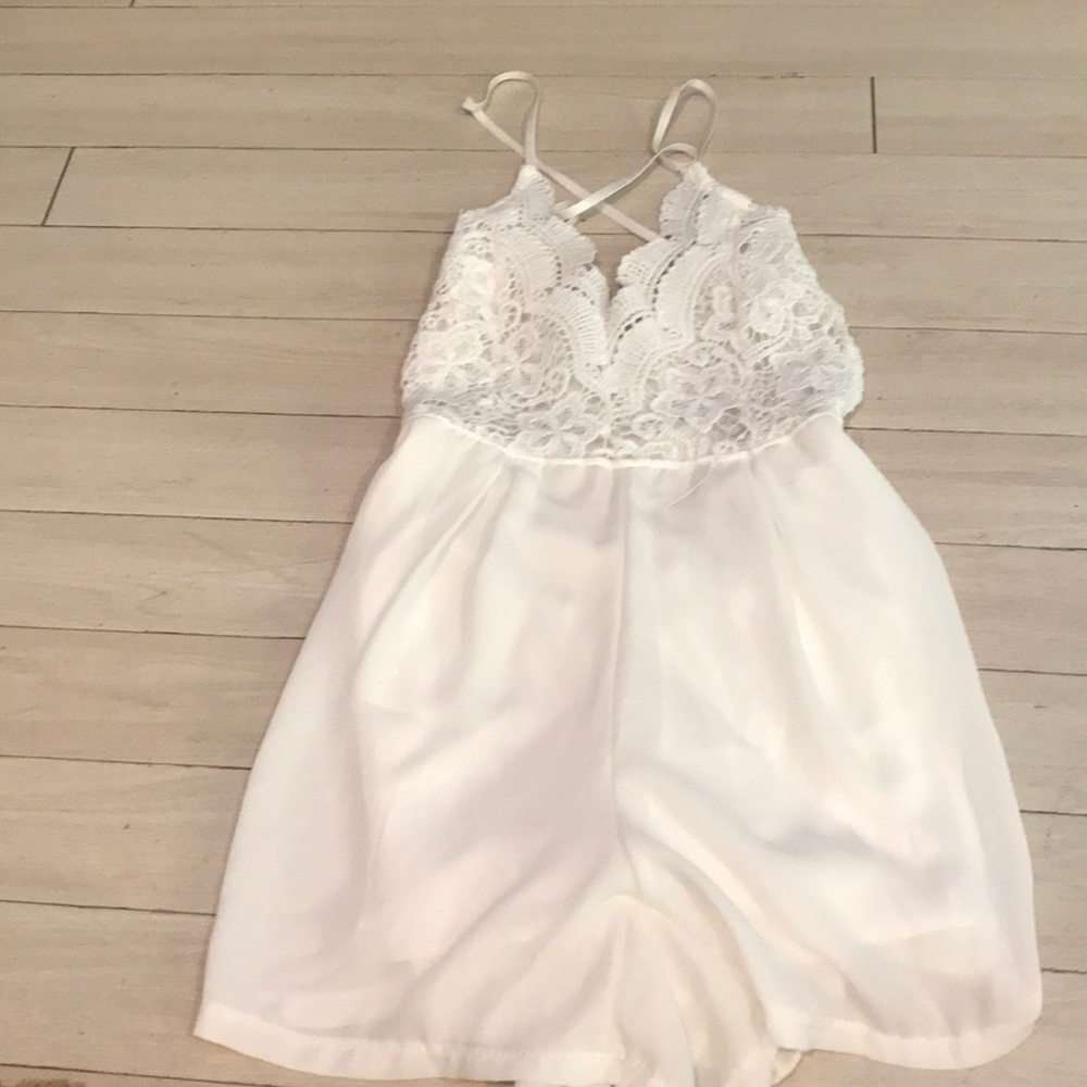 Tobi White Romper